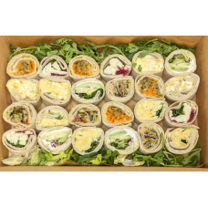 Vegetarian Wrap Platter - serves 6 people